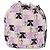 Miu Miu Pouch Canvas Pink Silver - vista 3