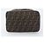FENDI Zucca Canvas Vanity Cosmetic Pouch Brown Gold Tone - vista 5