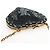 Christian Dior Chain Shoulder Bag Suede Black Gold - vista 6