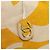 CHANEL Drawstring Chain Shoulder Bag Canvas Yellow Gold Tone CC - vista 16