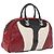 Sac à main GUCCI en cuir rouge argenté