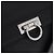 Salvatore Ferragamo Sofia Gancini Bag Leather 2way Black Silver - vista 18