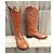 Ash Brando Botas Western de cuero marrón - vista 3