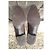 Prada Brown Leather Floral Appliqué Boots - view 5