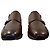 TOD'S Scarpe Monk Strap in pelle marrone