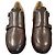 TOD'S Scarpe Monk Strap in pelle marrone - vista 2
