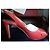 Sergio Rossi Sandales Slingback Vernis Rouge - vue 5