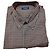 Burberry Camisa de algodón a cuadros marrón y beige