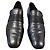 Prada schwarze Leder-Loafer