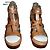 UGG Salima Sandali con Tacco in Pelle Marrone