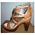 UGG Salima Sandali con Tacco in Pelle Marrone - vista 7