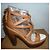 UGG Salima Sandali con Tacco in Pelle Marrone - vista 9