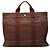 Hermès Brown Canvas Herline MM