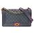 Chanel Purple Old Medium Quilted Iridescent Goatskin Rainbow Hardware Boy Flap