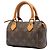 Louis Vuitton Brown Monogram Mini Speedy HL - vista 2