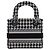 Dior White Mini Embroidered Canvas Houndstooth Lady D Lite - Ansicht 2