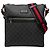 Borsa a Tracolla Gucci GG Supreme Web Media Nera