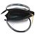 Borsa Tote Chanel Medallion in pelle di vitello granulata nera - vista 7