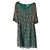 Ba&Sh Multicolored viscose and lurex printed dress