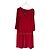 Zadig & Voltaire Robe Rouge Soie Ornée de Clous
