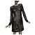 Tom Ford Kleid aus schwarzer Spitze mit Taschen