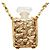 Collana con ciondolo a catena a forma di flacone di profumo Chanel N5 - vista 3