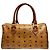 Sac Boston en cuir MCM - vue 2