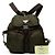 Zaino Prada Vela in nylon e pelle con placca logo triangolare - vista 6