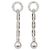 Pendientes Cartier Himaria Perla Diamante Au750