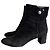Stivaletti Dior in camoscio nero con tacco