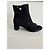Stivaletti Dior in camoscio nero con tacco - vista 5