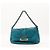 Borsa a tracolla Fendi in pelle Turquoise