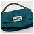 Borsa a tracolla Fendi in pelle Turquoise - vista 6