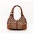 Gucci Hobo Bag Monogram Canvas Leder Brown - Ansicht 3