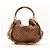 Borsa Hobo Gucci GG Supreme Canvas Brown - vista 3