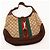 Borsa Hobo Gucci Monogram Canvas Pelle Brown - vista 6