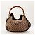 Bamboo Borsa Hobo Gucci Manico in Bambù Tela Monogramma Marrone