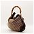 Bamboo Borsa Hobo Gucci Manico in Bambù Tela Monogramma Marrone - vista 2