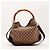 Bamboo Borsa Hobo Gucci Manico in Bambù Tela Monogramma Marrone - vista 3