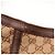 Borsa Hobo Gucci GG Supreme Canvas Leather Brown - vista 13
