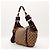 Borsa Hobo Gucci GG Supreme Canvas Leather Brown - vista 2