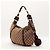 Borsa Hobo Gucci GG Supreme Canvas Leather Brown - vista 4