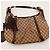 Borsa Hobo Gucci GG Supreme Canvas Leather Brown - vista 6