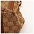 Borsa Hobo Gucci Monogram Canvas Pelle Brown - vista 11