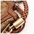 Borsa Hobo Gucci Monogram Canvas Pelle Brown - vista 14
