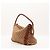 Borsa Hobo Gucci Monogram Canvas Pelle Brown - vista 4