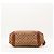 Borsa Hobo Gucci Monogram Canvas Pelle Brown - vista 5