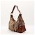 Borsa Hobo Gucci Monogram Canvas Pelle Brown - vista 4