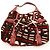 Borsa Hobo Gucci 95th Anniversary Velluto Rosso e Verde e Pelle - vista 6