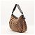 Borsa Hobo Gucci Monogram Canvas Pelle Brown - vista 4